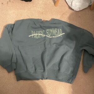 Pacific Sunwear Green Sweatshirt